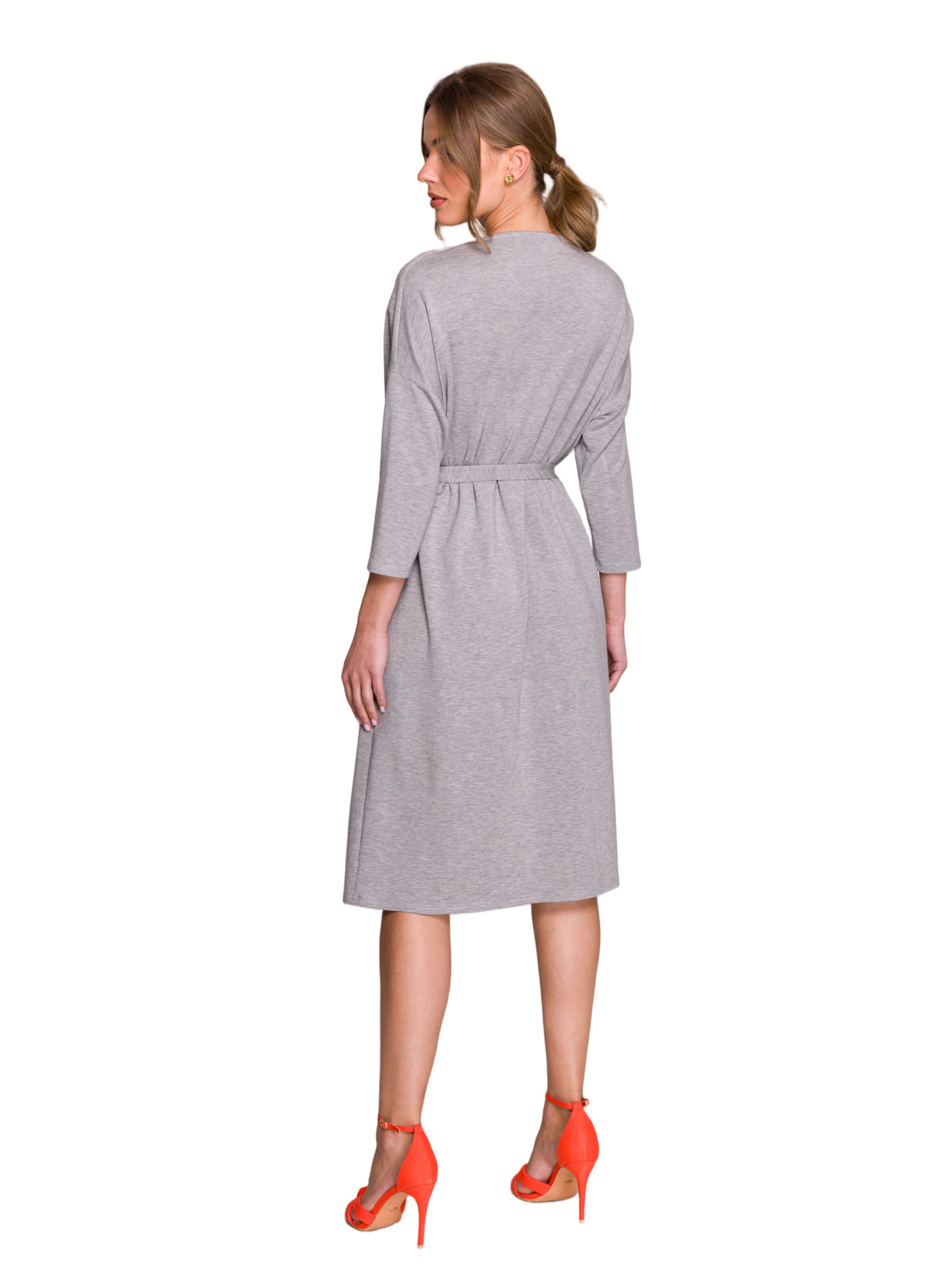Stylove Šaty 'Sukienka oversize z modalu' – šedá