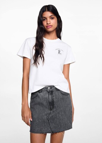 MANGO TEEN Skirt 'Miniftg' in Grey: front