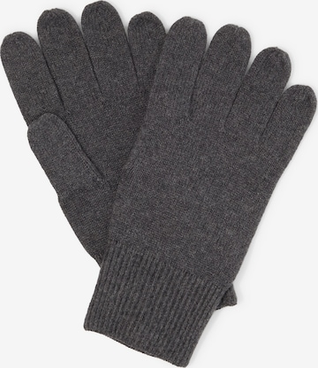 TOM TAILOR Fingerhandschuhe in Grau: Vorderseite