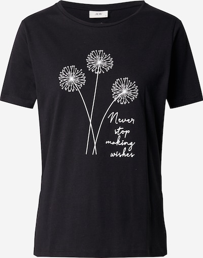 JDY T-shirt 'FLORA' en noir / blanc, Vue avec produit
