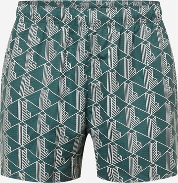 Lacoste LIVE Board Shorts in Green: front