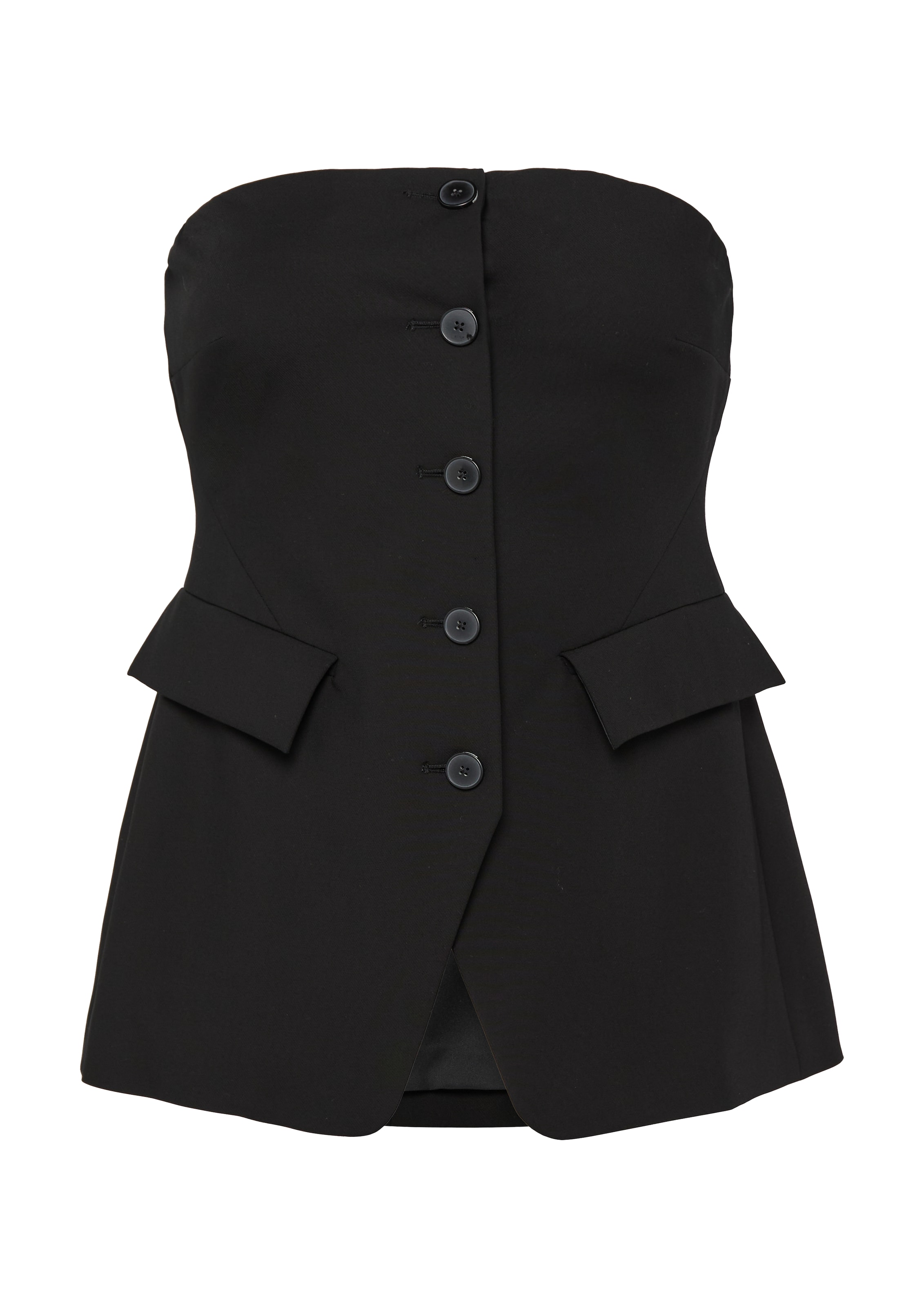 COMMA Top in Schwarz: Vorderseite