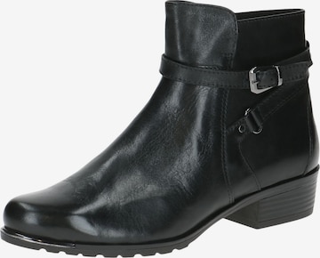 Bottines CAPRICE en noir : devant