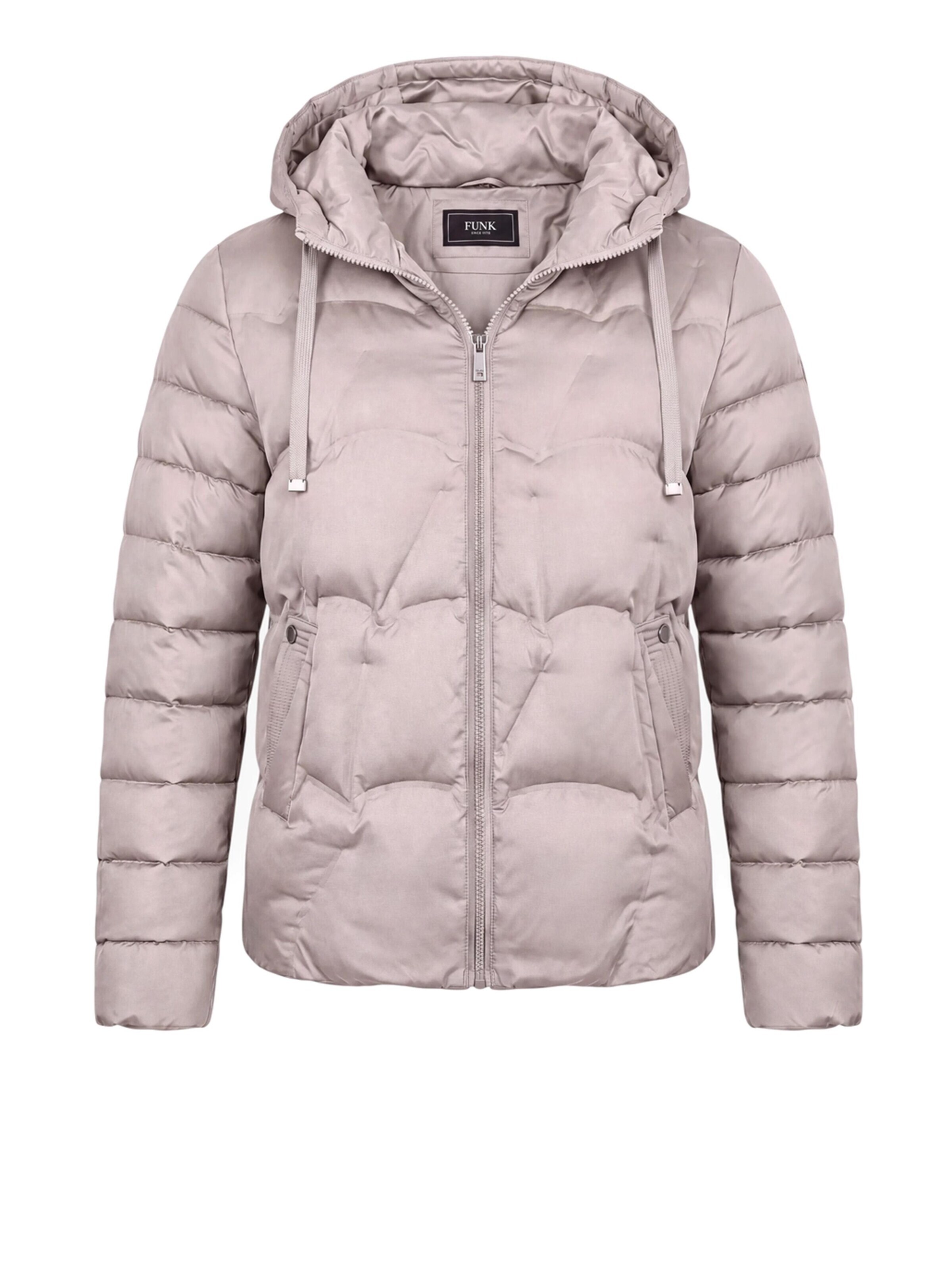 Funk since 1776 Winter Jacket in Silver: front