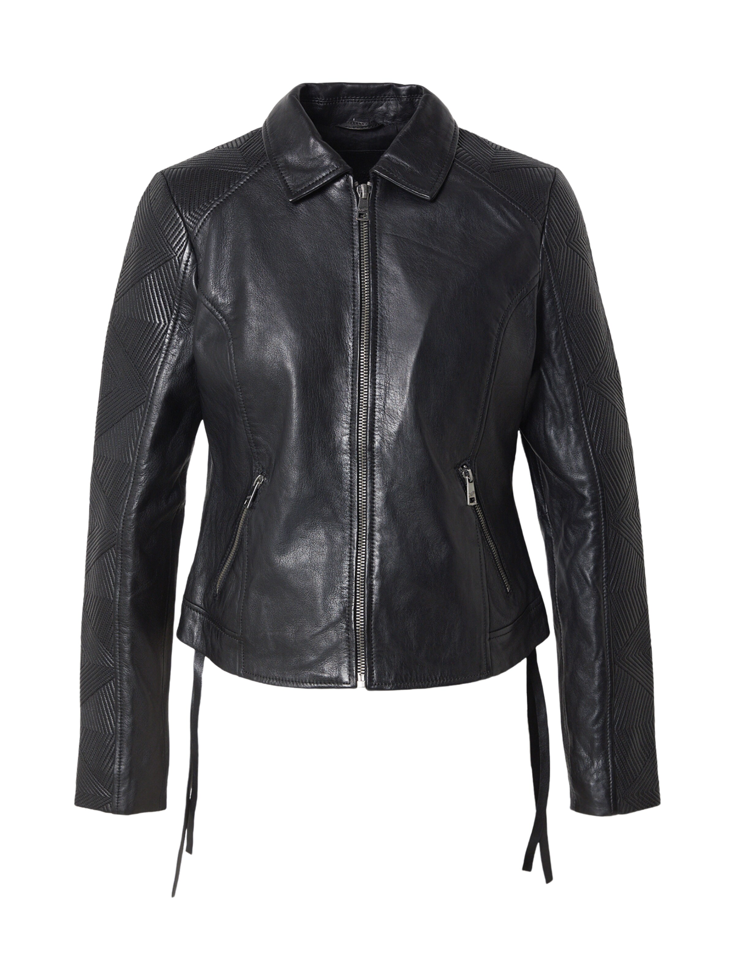 Mauritius Between-season jacket 'Nova' in Black: front