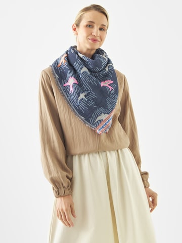 Foulard CODELLO en bleu : devant