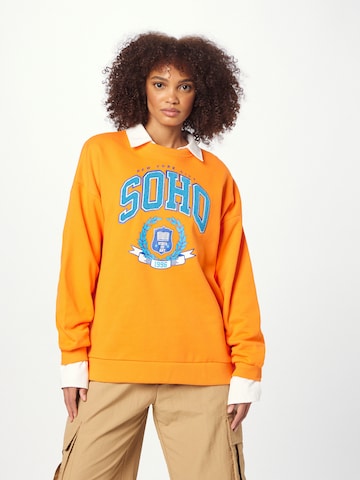 OVS Sweatshirt in Oranje: voorkant