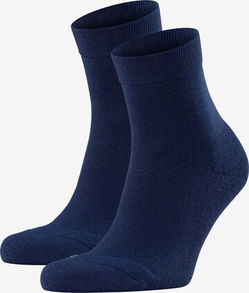 FALKE Athletic Socks in Blue: front