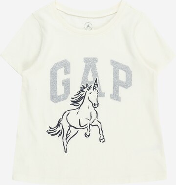 T-Shirt GAP en beige : devant