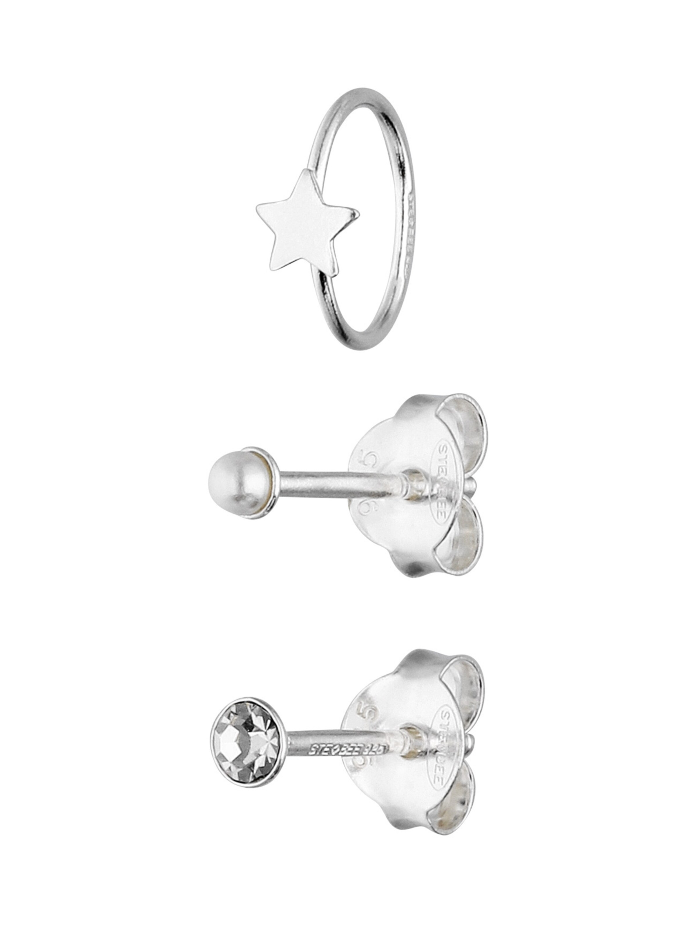 Frauen Schmuck Six Ohrschmuck-Set in Silber - OQ03799 Frauen Schmuck Six Ohrschmuck-Set in Silber - OQ03799