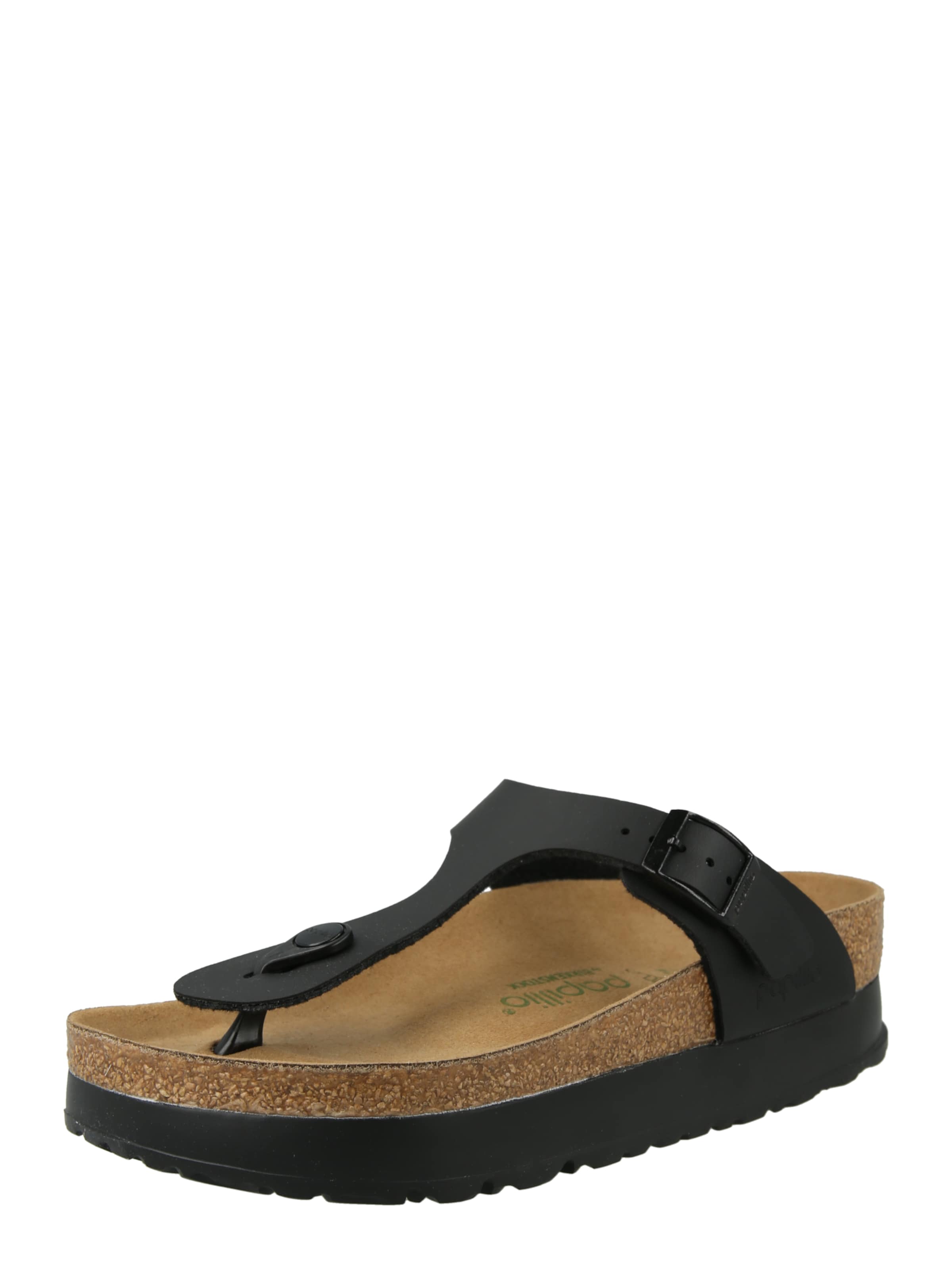 Infradito 'Gizeh Flex' di BIRKENSTOCK in nero: frontale