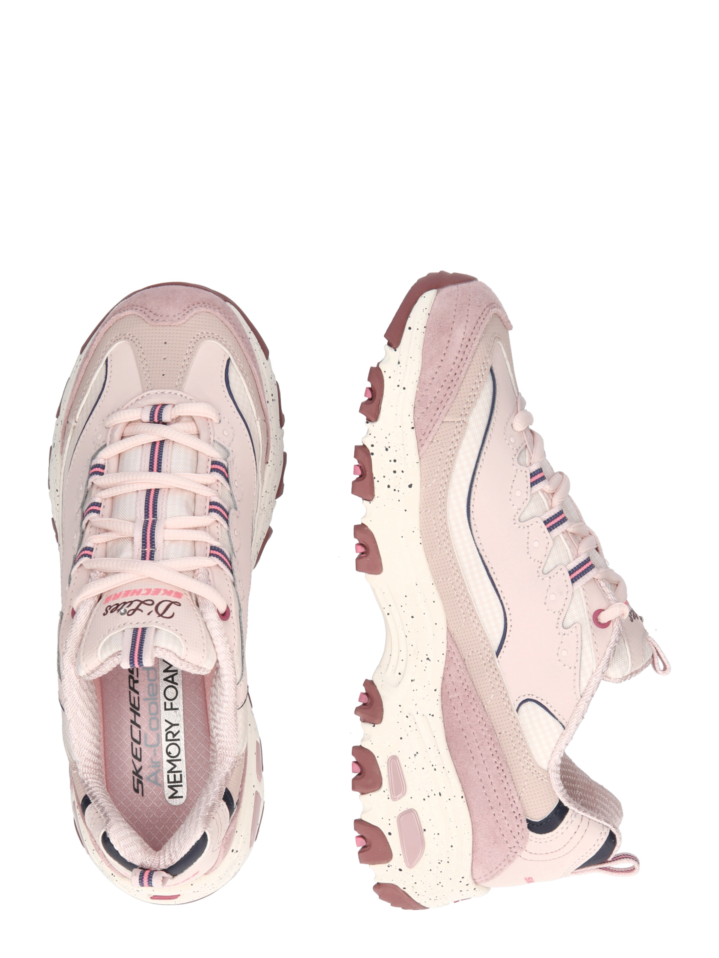 Baskets basses 'D'LITES' SKECHERS en rose