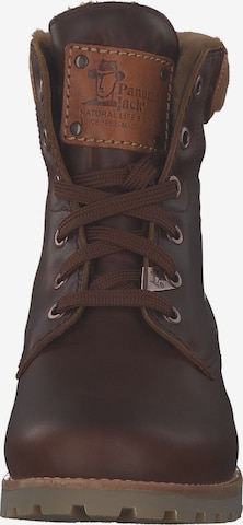 PANAMA JACK Lace-Up Ankle Boots in Brown