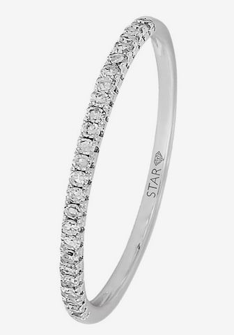 Stardiamant Ring in Silber: predná strana