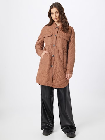 ABOUT YOU Between-Season Jacket 'Julie' in Brown: front