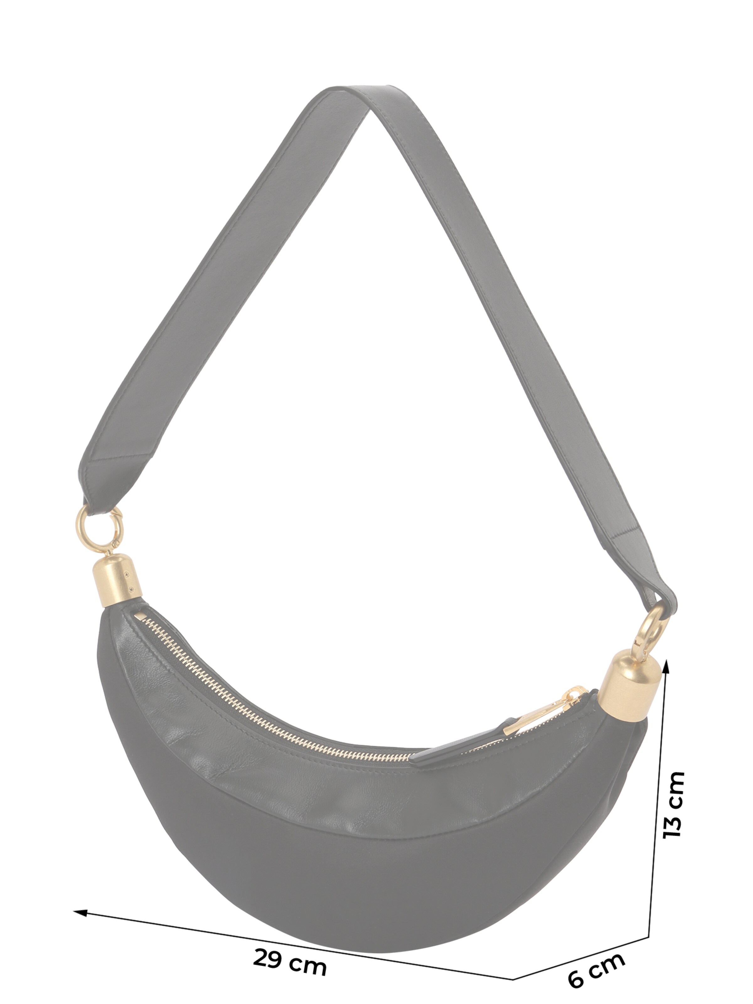 N°21 Shoulder bag in Black