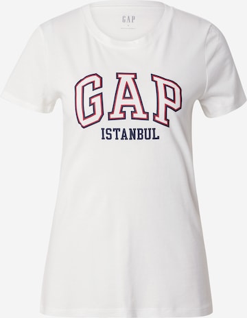 GAP T-Shirt 'ISTANBUL' in Weiß: predná strana