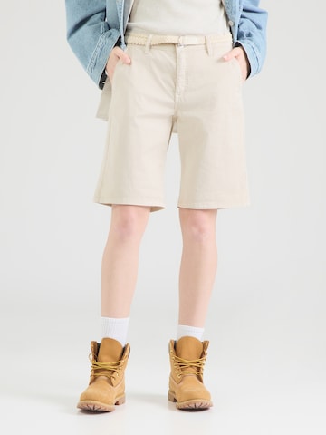 MAC regular Παντελόνι τσίνο σε μπεζ: μπροστά