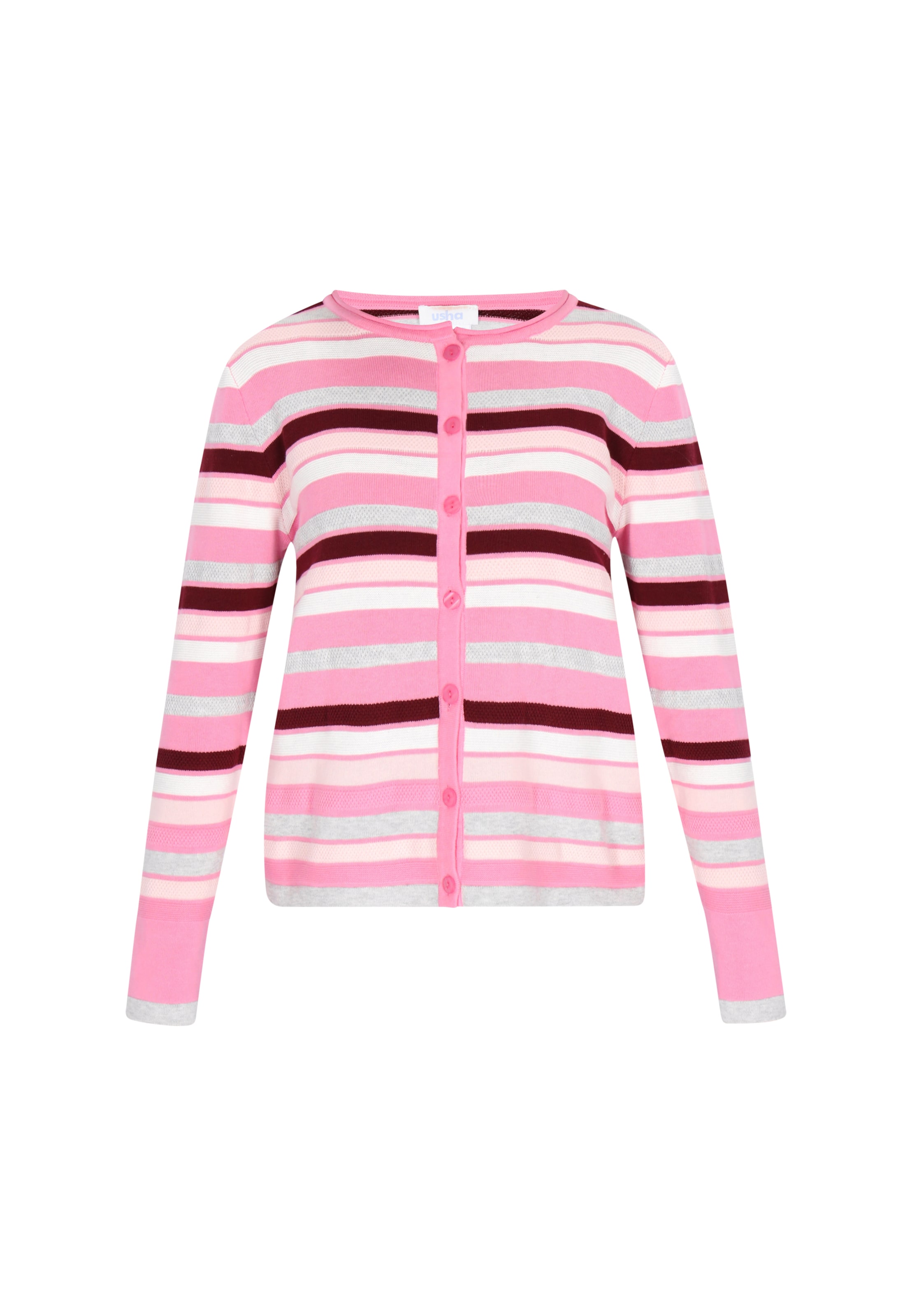 usha BLUE LABEL - Casaco de malha em rosa: frente