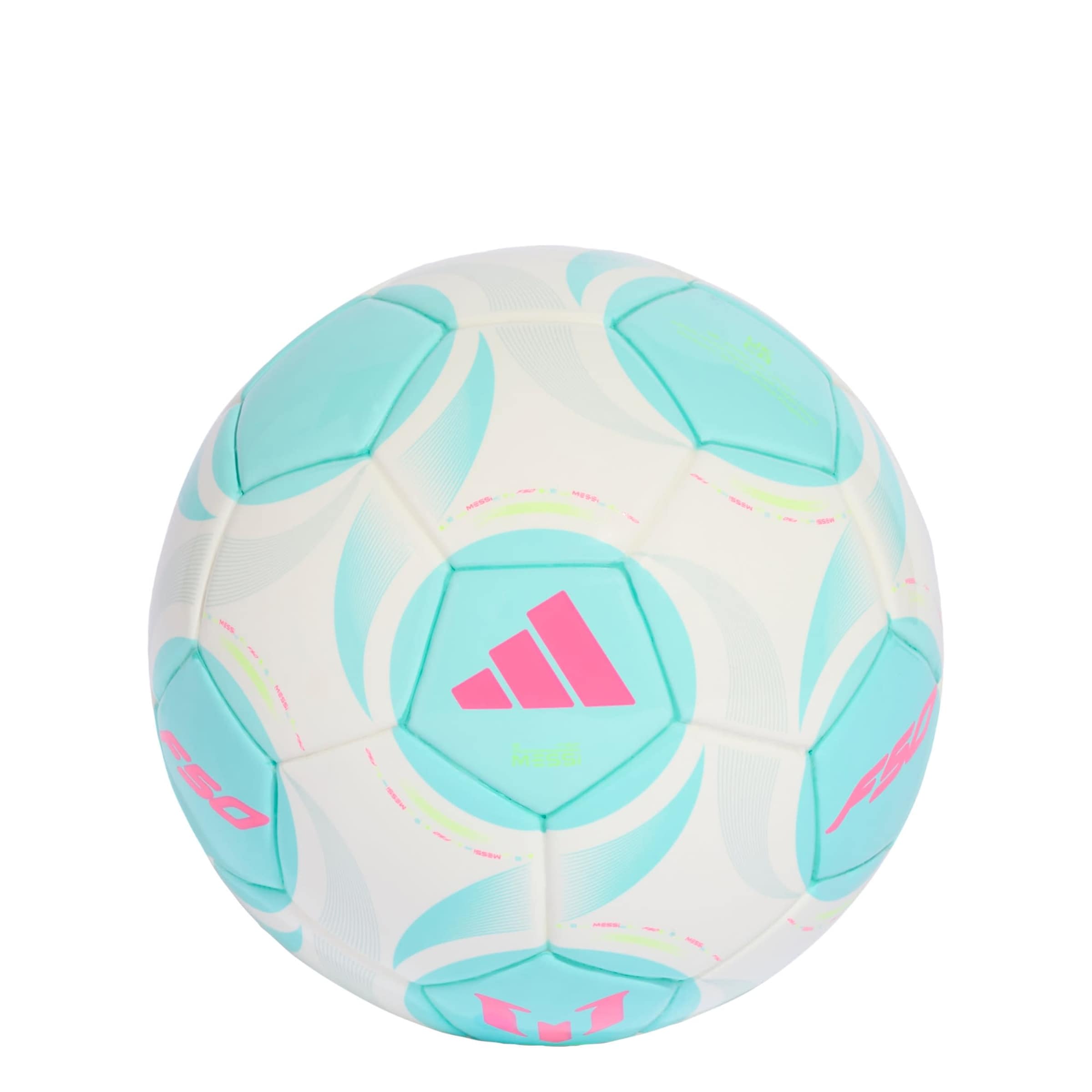 ADIDAS PERFORMANCE Ball 'Messi' in Aqua / Neon green / Pink / White, Item view