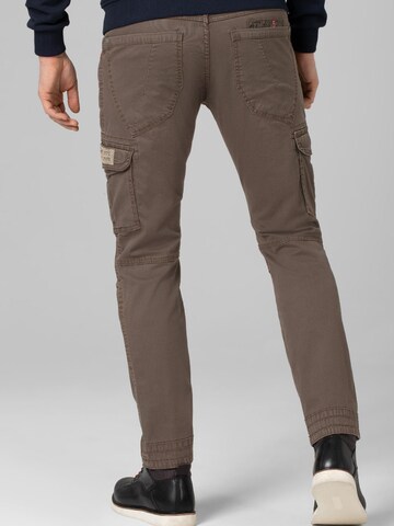 TIMEZONE Skinny Cargo Pants 'Regular RogerTZ' in Grey