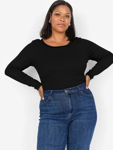 T-shirt ' WA-SILJA 2 ' Wasabi Concept en noir : devant