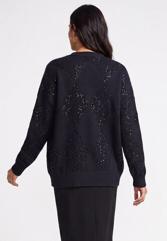 Cardigan usha BLACK LABEL en noir
