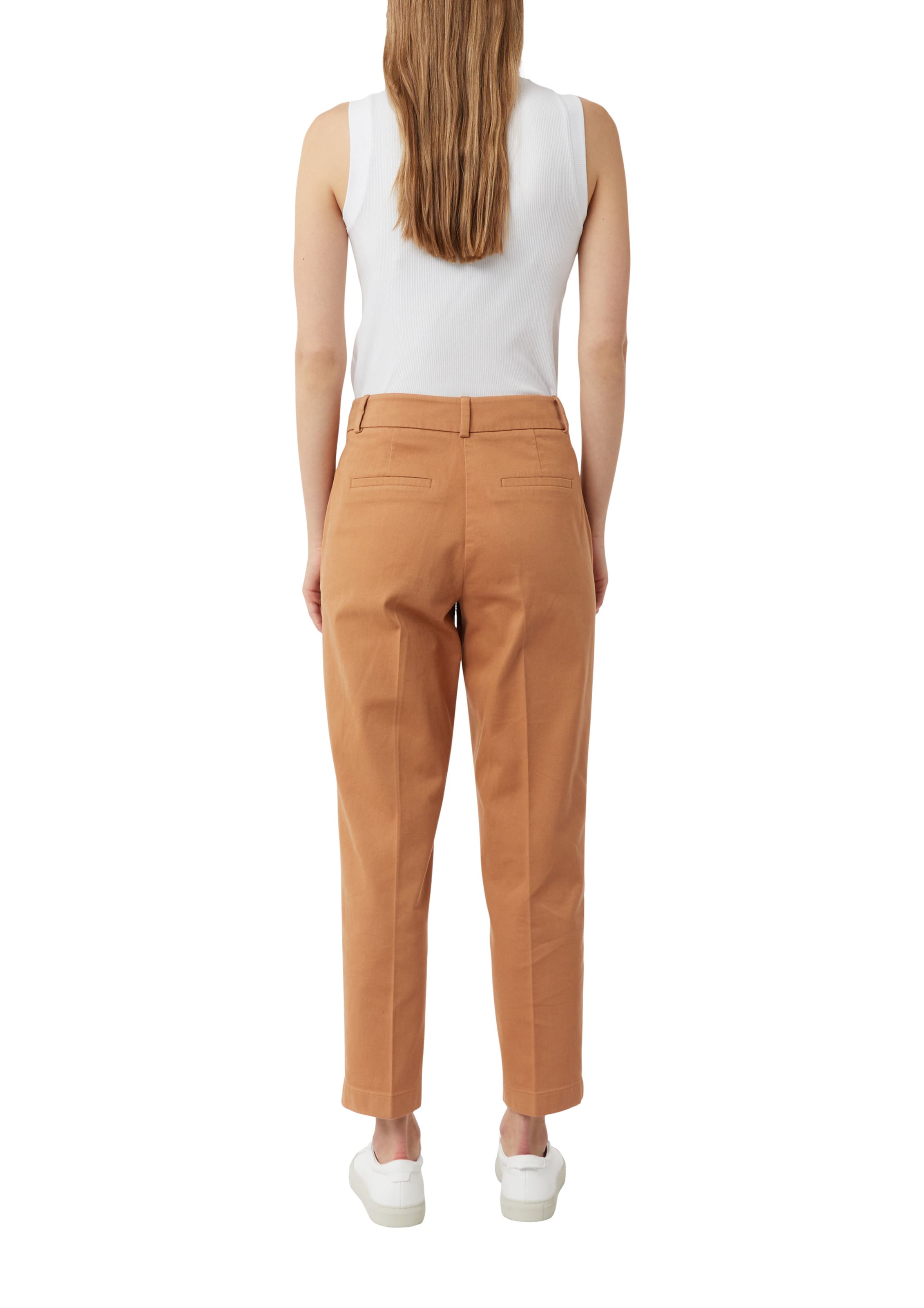 COMMA Regular Pleated Pants in Brown