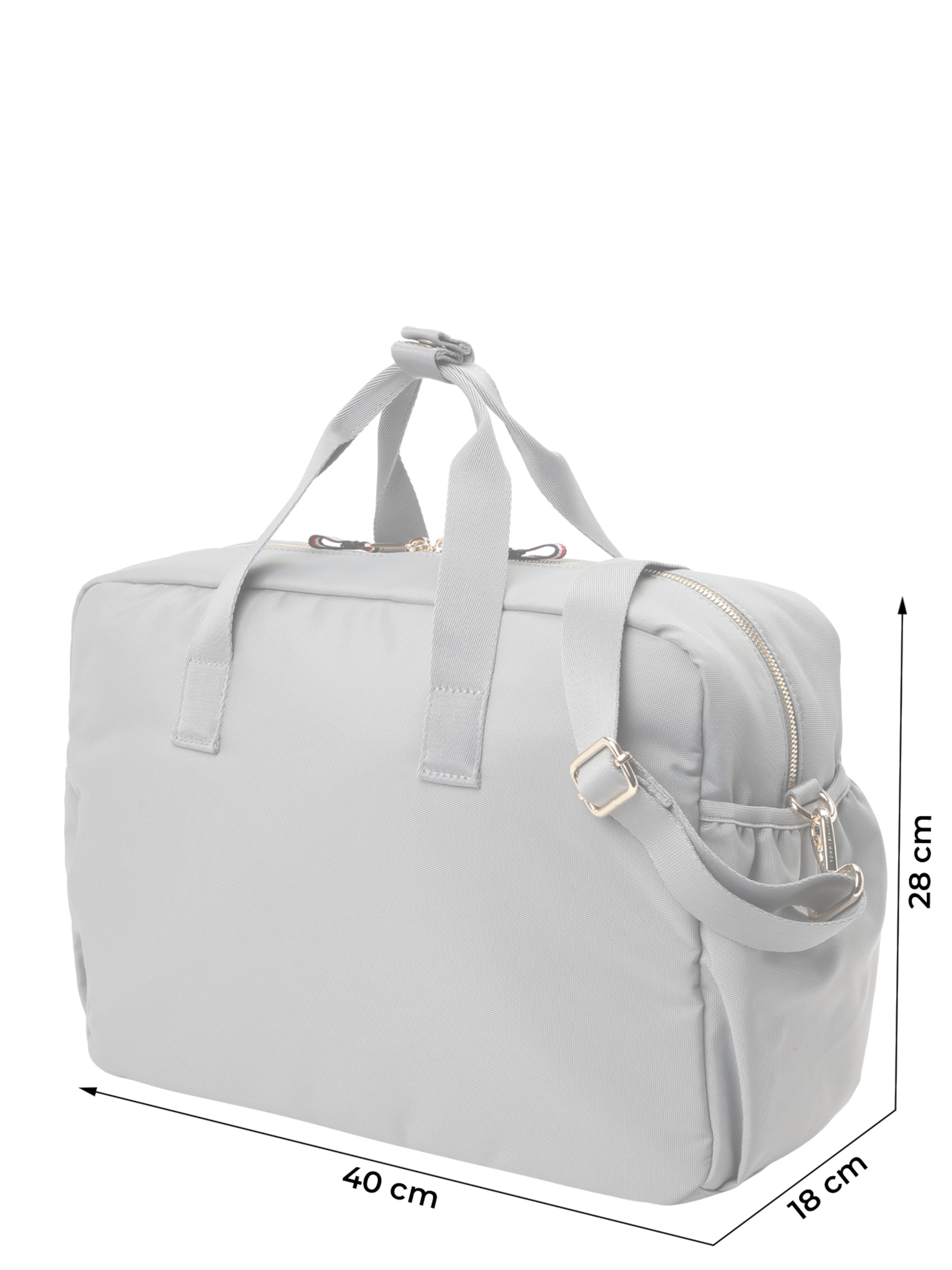 TOMMY HILFIGER Prebaľovacia taška - Sivá