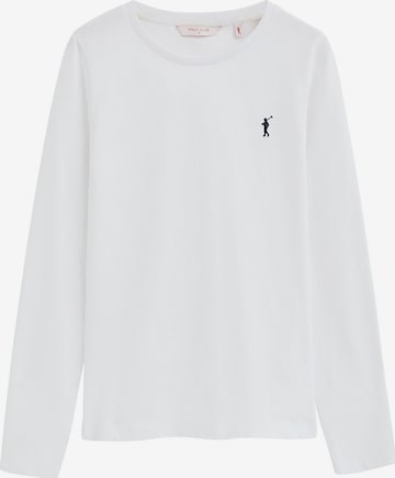 Polo Club Shirt in White: front