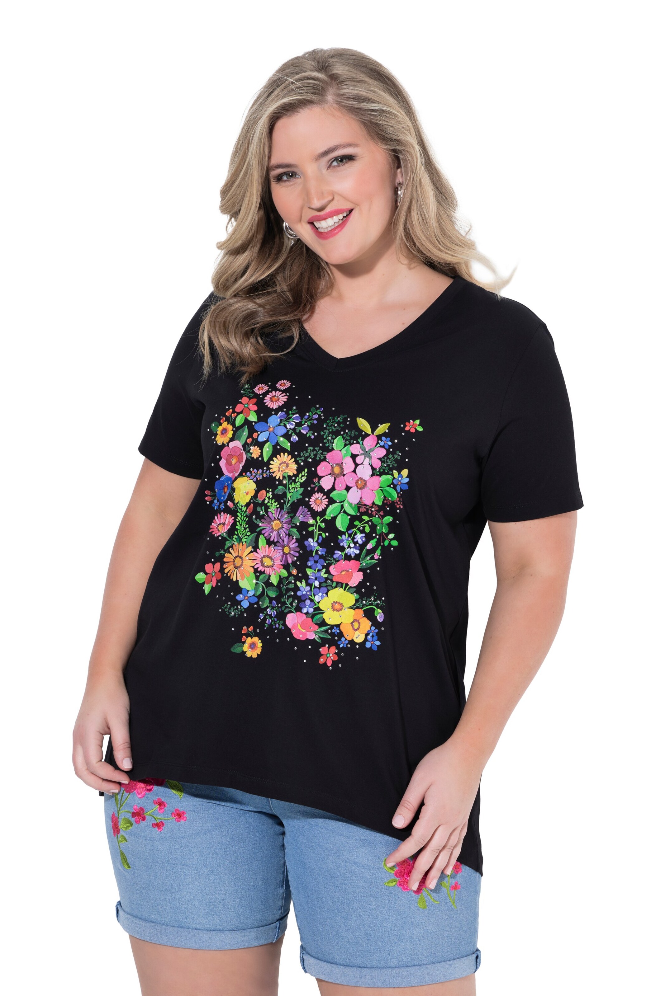 MIAMODA Shirt in Black: front