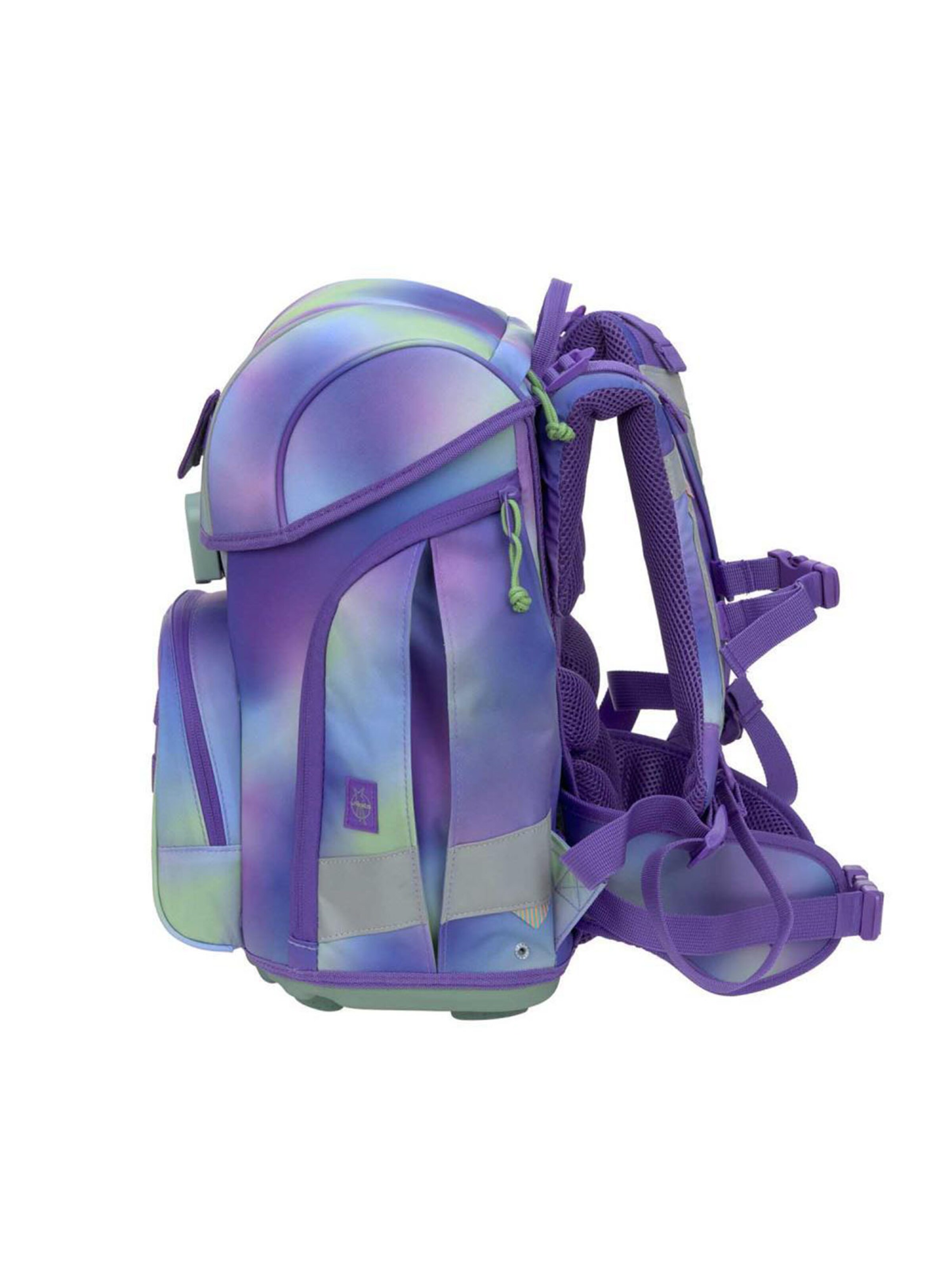 LÄSSIG Backpack 'Boxy' in Purple