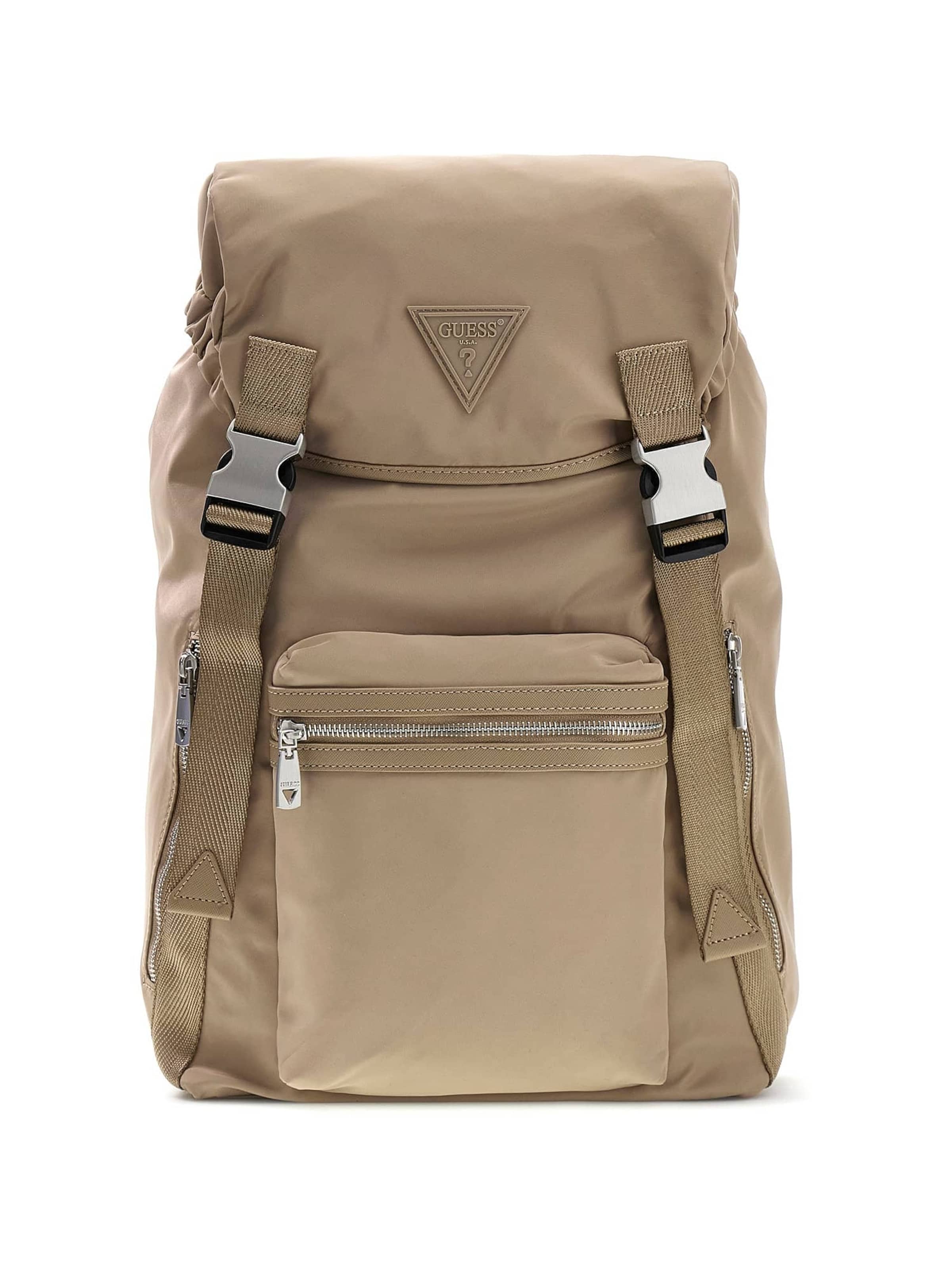 Zaino 'Berlin' di GUESS in beige: frontale