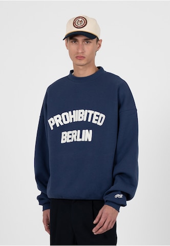 Prohibited Sweatshirt 'Berlin' in Blue