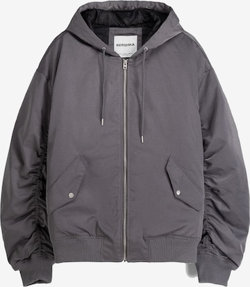 Bershka Jacke in Grau: predná strana