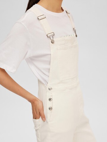 SELECTED FEMME Regular Jean Overalls 'Vinnie' in White