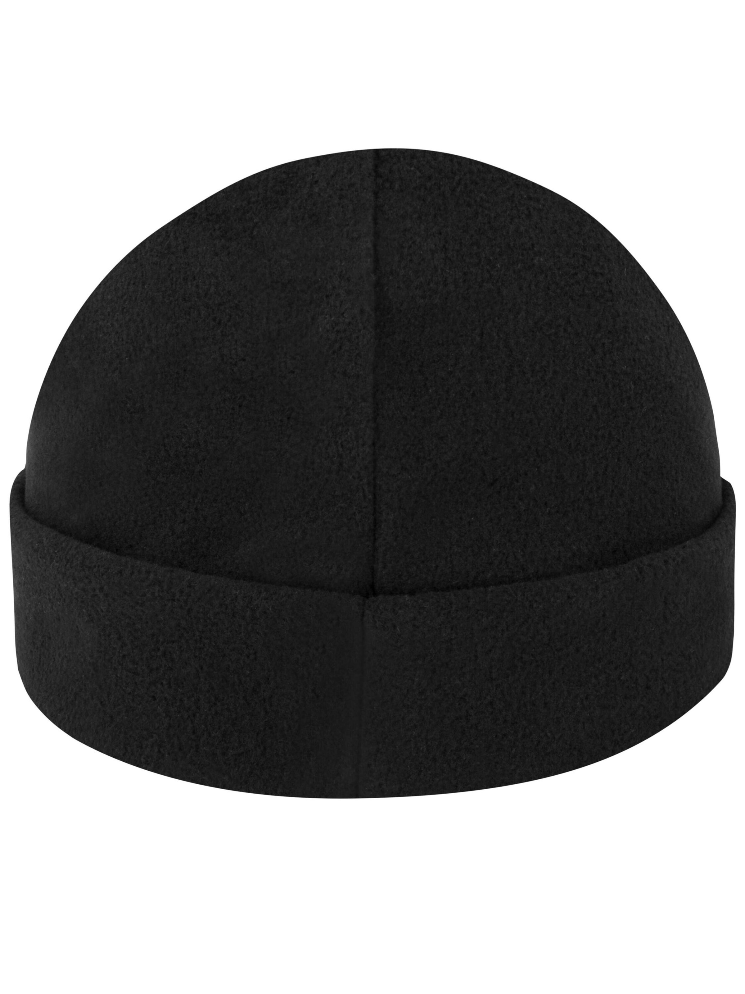 normani Mütze in Schwarz: Vorderseite