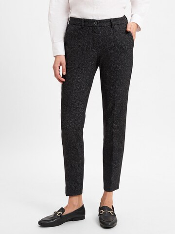 BRAX Slimfit Broek 'Maron' in Zwart: voorkant