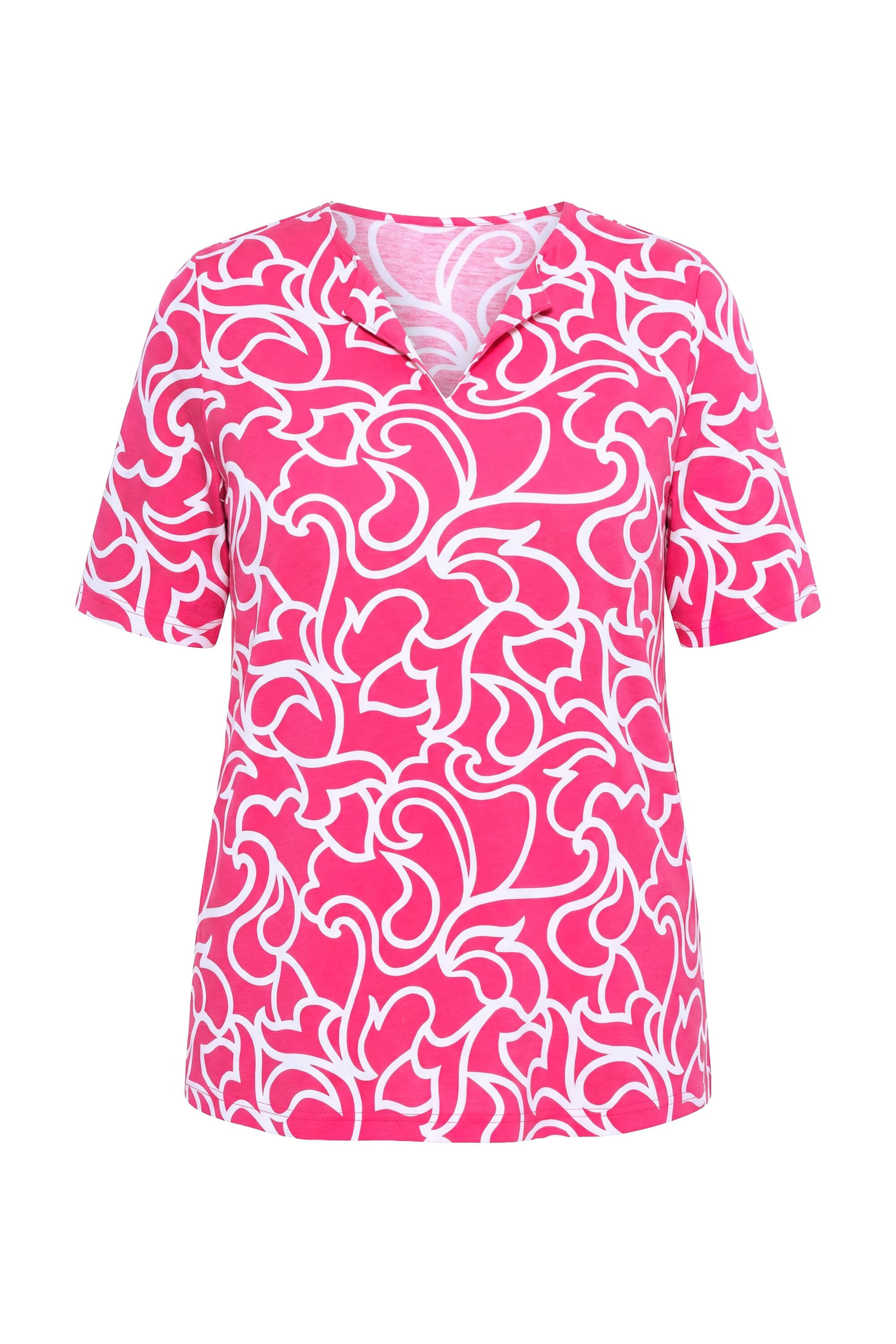 Ulla Popken Shirt in Pink: Vorderseite