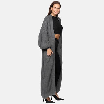 Elara Gebreide mantel in Grijs