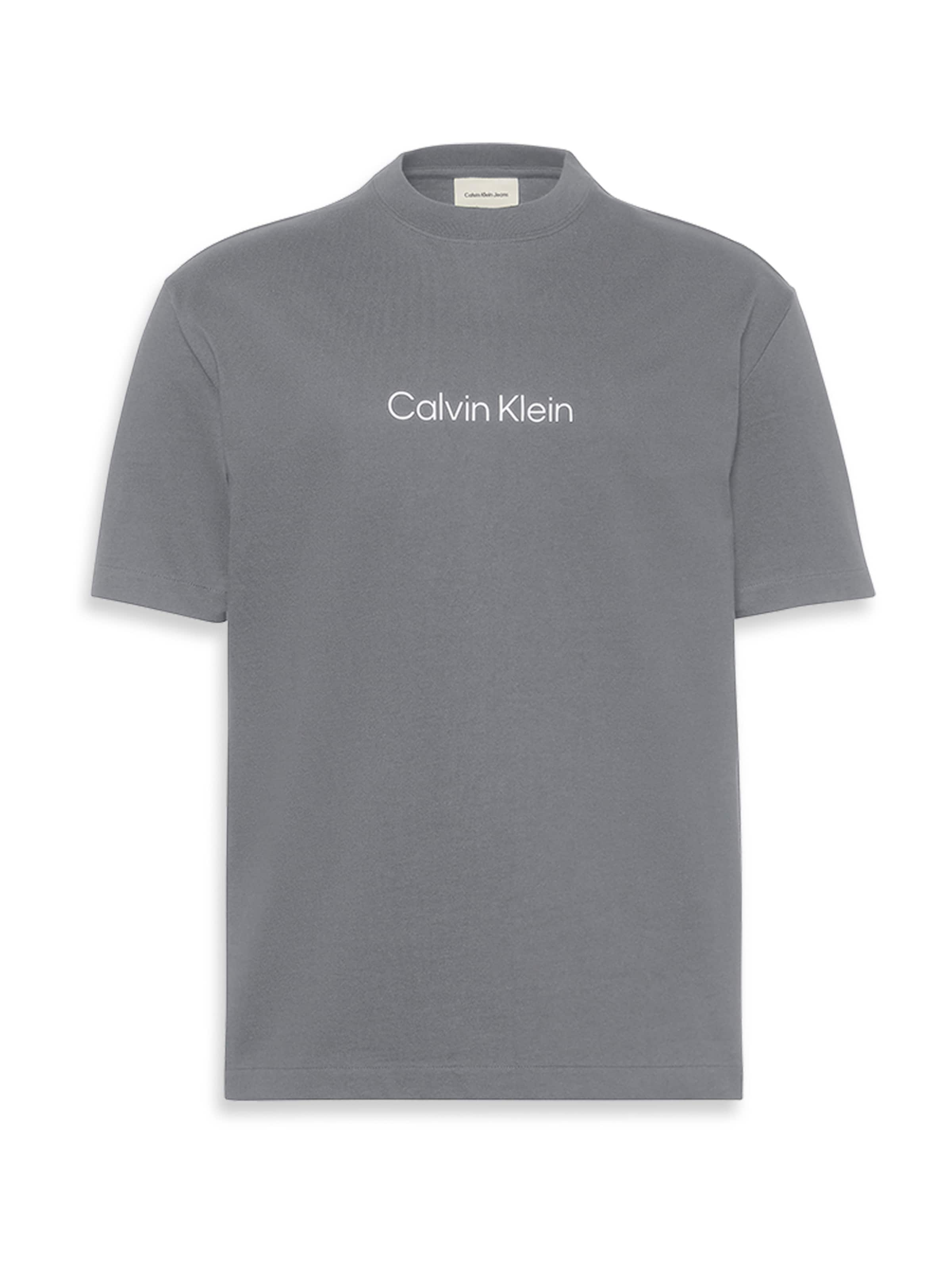 Calvin Klein Μπλουζάκι σε γκρι: μπροστά