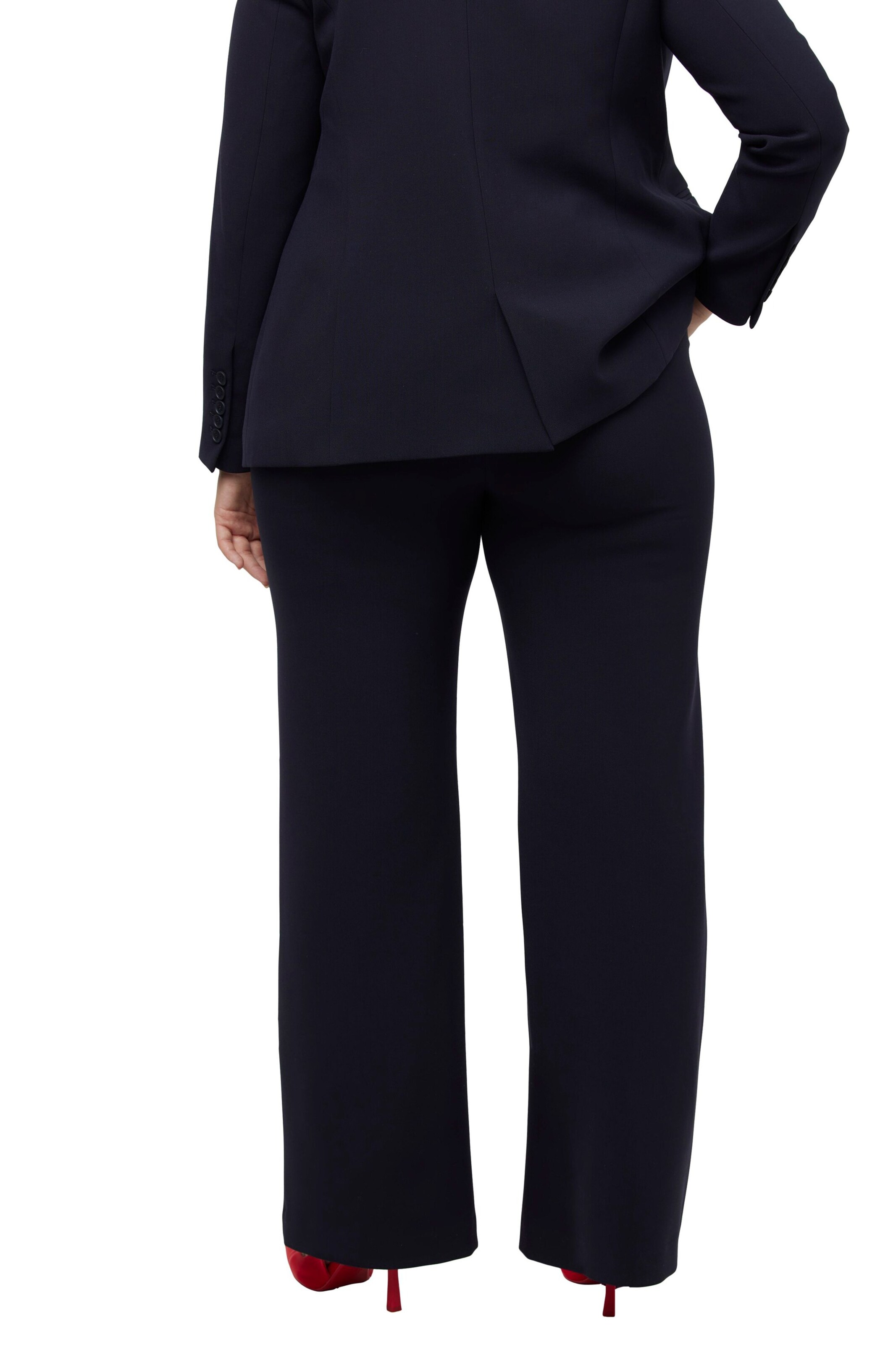 Ulla Popken Regular Hose in Schwarz