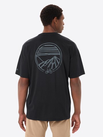 VAUDE Functioneel shirt in Zwart: voorkant