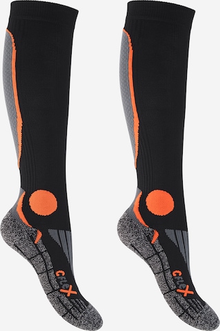 cflex Sportsocken 'Performance' in Orange: Vorderseite