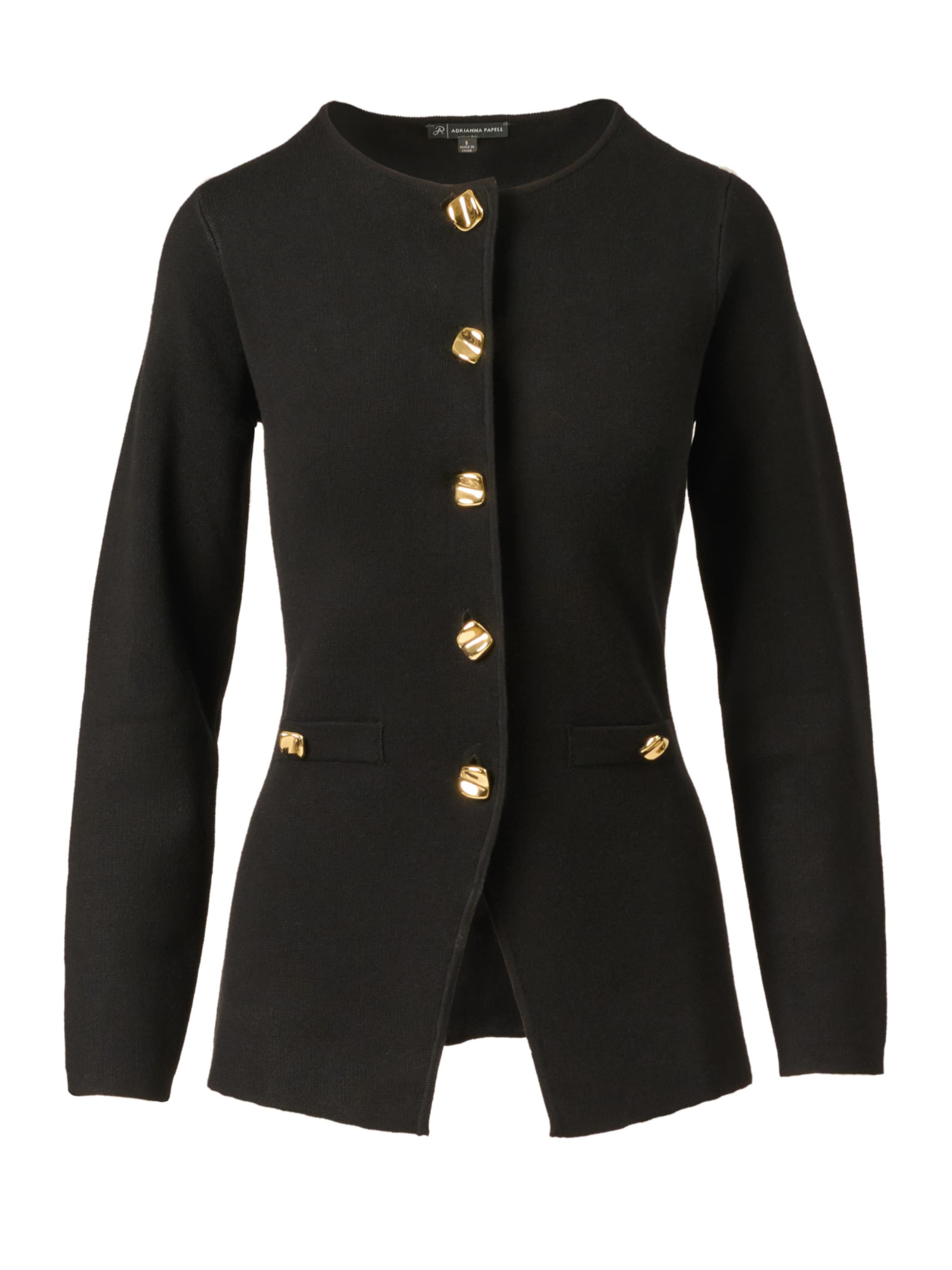 Adrianna Papell Strickjacke in Schwarz: Vorderseite