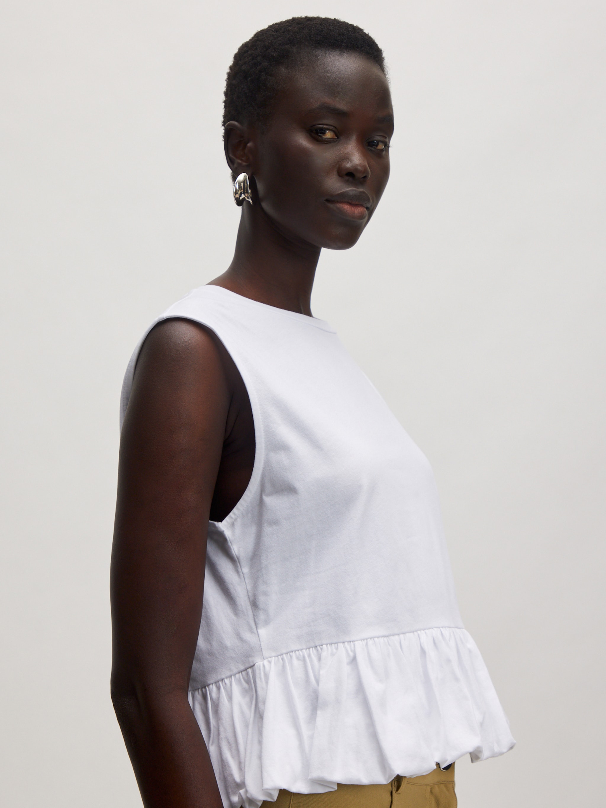 EDITED Producten Shirt 'Davinia' Wit