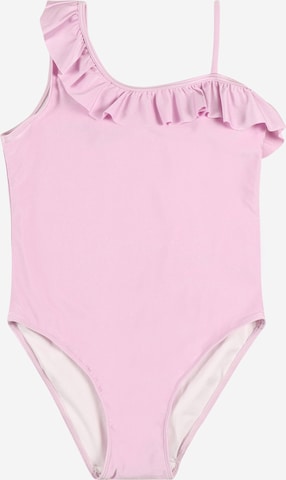 KIDS ONLYJednodijelni kupaći kostim 'CLARA' - roza boja: prednji dio