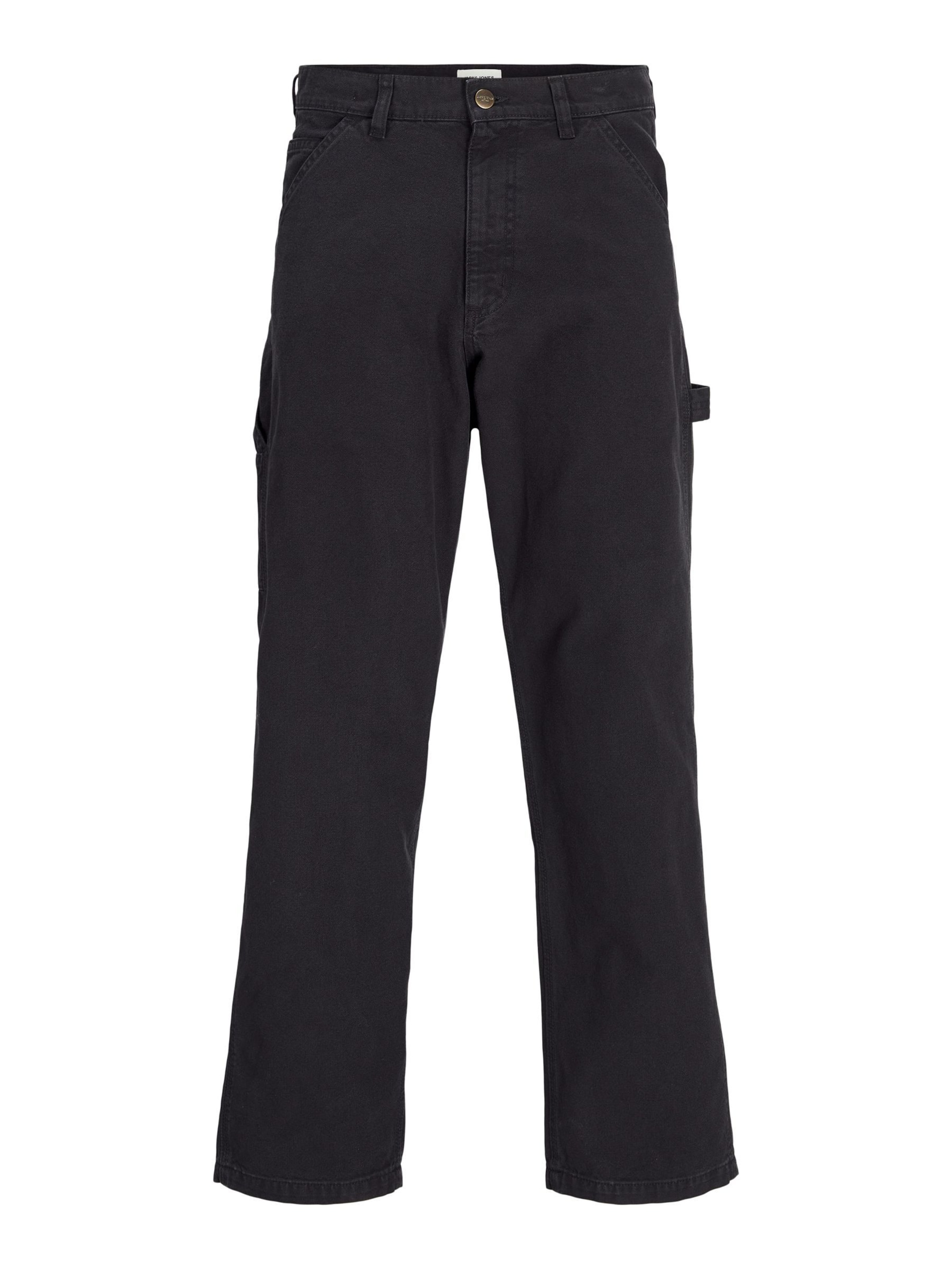JACK & JONES Штаны 'JPSTEddie JJCarpenter' в Черный: спереди