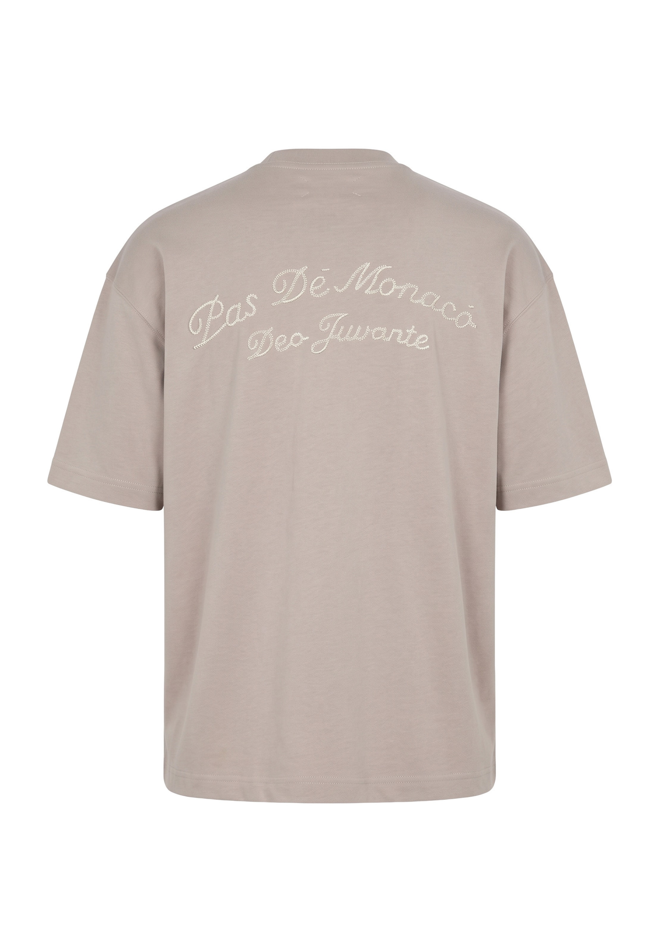T-Shirt 'Roys' Pas De Monaco en beige : devant
