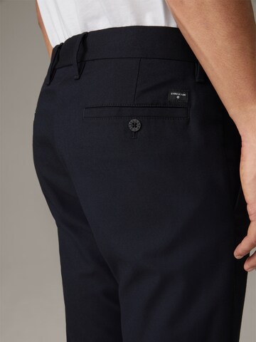 STRELLSON Slim fit Chino Pants 'Code' in Blue